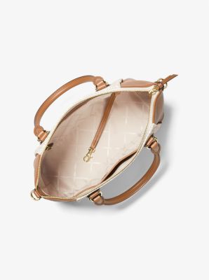 Borsa a mano Sienna media in pelle con logo image number 1