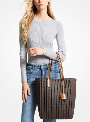 Michael Kors Maeve Large Open Tote Vanilla Acrn, Tote