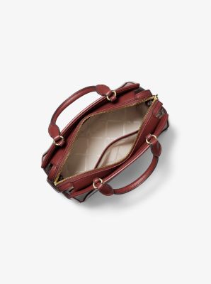 Michael Kors Ava Extra Small Saffiano Leather Crossbody (Crimson