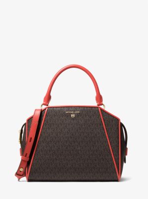 Cleo Medium Logo Satchel image number 0