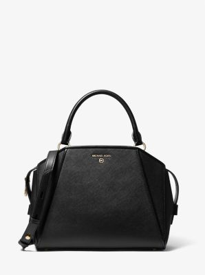 Michael Michael Kors Cleo Small Saffiano Leather Satchel