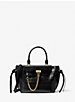 Hamilton Legacy Small Crocodile Embossed Leather Belted Satchel image number 0