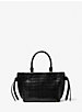 Hamilton Legacy Small Crocodile Embossed Leather Belted Satchel image number 3