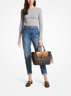 Hamilton Legacy Large Logo Belted Satchel | Michael Kors