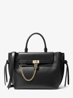 DEFECT ITEM] Michael Kors Hamilton Large TZ Satchel Leather in