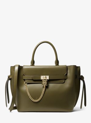 Hamilton Legacy Large Leather Belted Satchel image number 0