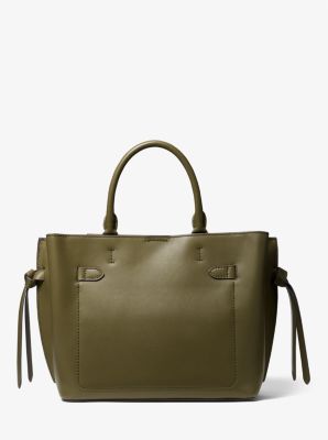 Michael kors hamilton traveler large zip on sale satchel