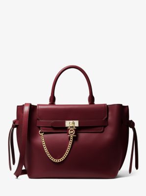 Hamilton Legacy Large Denim and Leather Belted Satchel