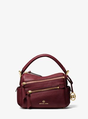 Lorimer Small Pebbled Leather Satchel
