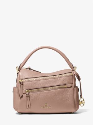 Lorimer Medium Pebbled Leather Satchel