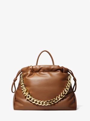 Bolso tote Lina mediano con adornos in LUGGAGE | Michael Kors