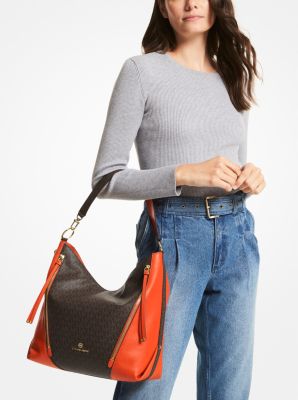 Schultertasche Brooklyn Large mit Logo image number 2