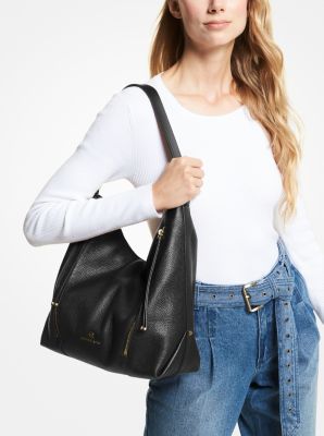 Rosemary Large Pebbled Leather Shoulder Bag