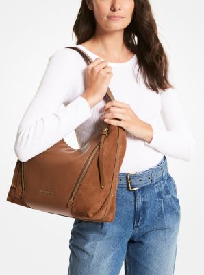 Brooklyn Large Pebbled Leather Shoulder Bag image number 3