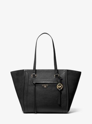 Carine Large Pebbled Leather Tote Bag