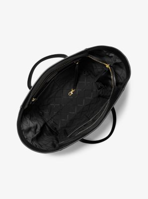 Carine Large Pebbled Leather Tote Bag