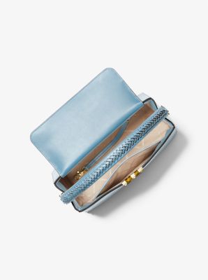 Henkeltasche Karlie Medium aus Leder mit Krokodilprägung image number 1