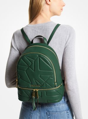 Rhea medium leather backpack michael kors sales