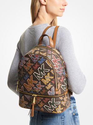 Michael Kors, Bags, Michael Kors Rhea Signature Medium Backpack