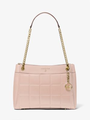 Michael Kors Handbag Medium Chain Pouchette soft pink & gold