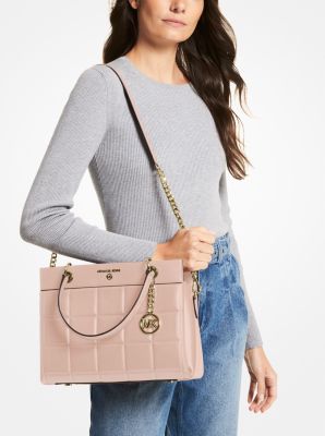 Susan Medium Quilted Leather Satchel | Michael Kors