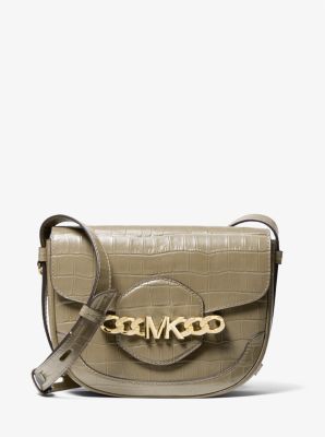 MICHAEL Michael Kors Large Crocodile Embossed Leather Tote in