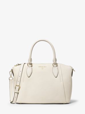 Michael Kors Sienna Medium Pebbled Leather Satchel