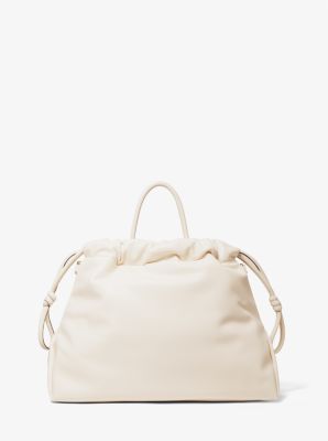 Lina Medium Embellished Tote Bag in LT CREAM | Michael Kors