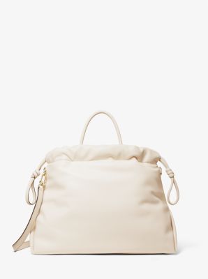 Lina Medium Embellished Tote Bag in LT CREAM | Michael Kors