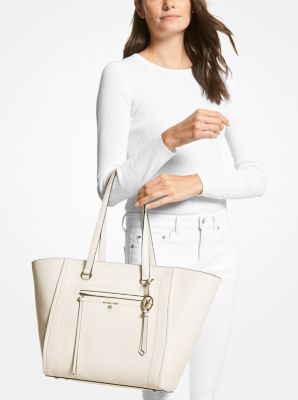 Carine Large Pebbled Leather Tote Bag image number 2