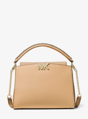 Michael Kors Karlie Medium Leather Satchel Bag