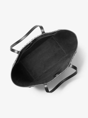 Sinclair Large Pleated Logo Tote Bag