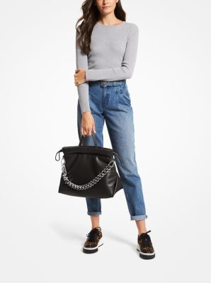 Shopper Lina Medium aus Kunstleder mit Logo image number 2