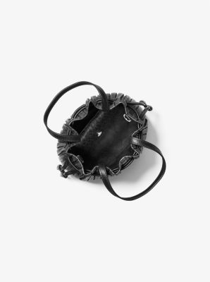 Tr&egrave;s petit sac fourre-tout Willa pliss&eacute; &agrave; logo