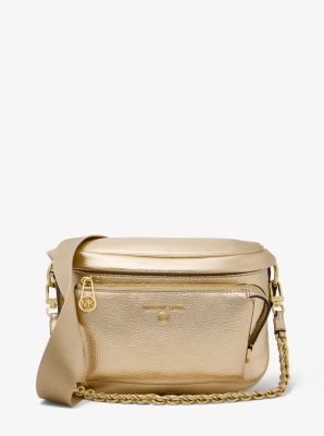 Michael kors gold outlet sling bag