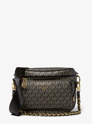 Slater Medium Metallic Logo Sling Pack | Michael Kors