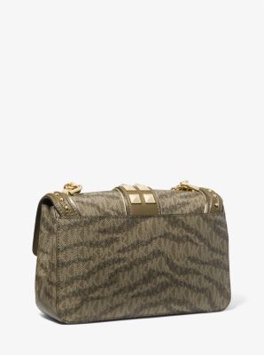 Michael Kors The Michael Large Animal Print Logo Tote Bag - ShopStyle