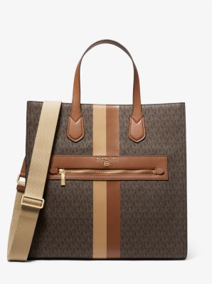 Kempner Large Logo Stripe Tote Bag | Michael Kors