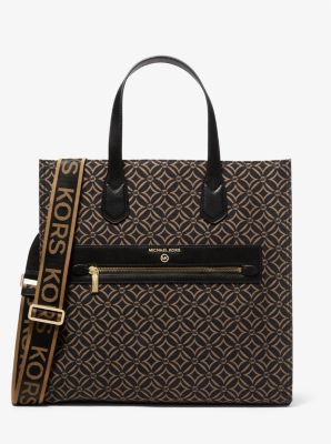 Kempner Large Logo Jacquard Tote Bag image number 0