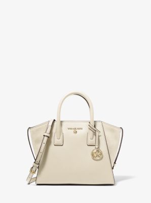 Michael Kors 35F1G4Vm2L Avril Small Leather Top-Zip Satchel In