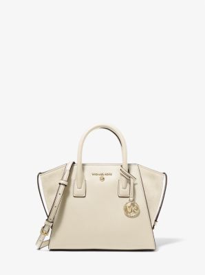 Avril Small Leather Top-Zip Satchel