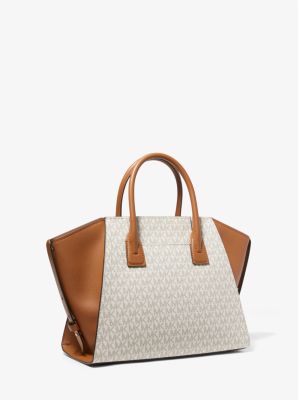 Grand sac &agrave; main Avril &agrave; logo et &agrave; fermeture &eacute;clair sur le dessus