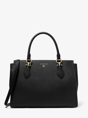 Marilyn Large Saffiano Leather Satchel image number 0