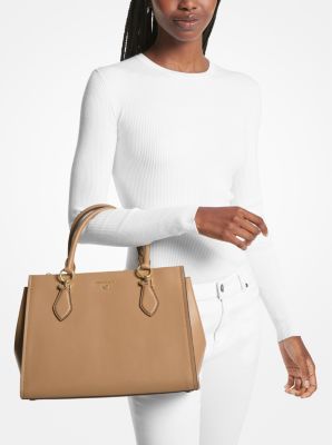 Michael kors large saffiano leather satchel sale