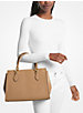 Marilyn Large Saffiano Leather Satchel image number 2