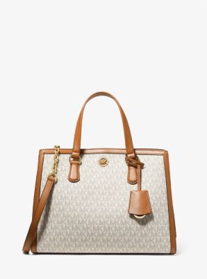 Chantal Medium Logo Satchel | Michael Kors