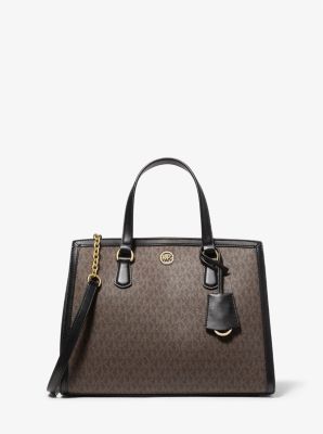 Chantal Medium Logo Satchel image number 0