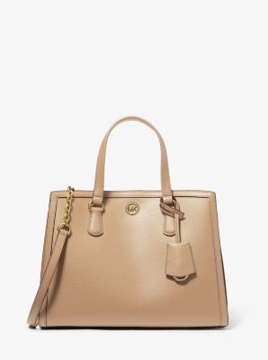 Chantal Medium Pebbled Leather Satchel | Michael Kors Canada