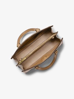 Chantal Medium Pebbled Leather Satchel image number 1
