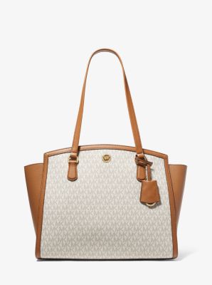 Borsa tote Chantal grande con logo image number 0